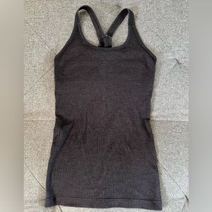 Lululemon workout top. Racerback.  Black. Size 4.